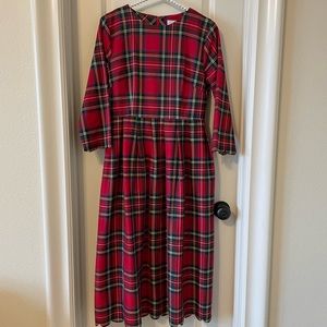 Dainty Jewell’s Plaid Scallop Dress size small
